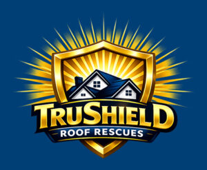 small logo with blue background